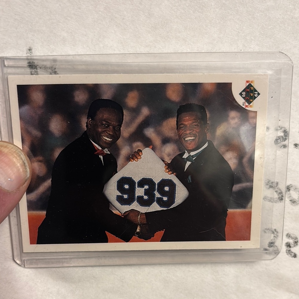 Upper Deck Stolen Base Leaders Card